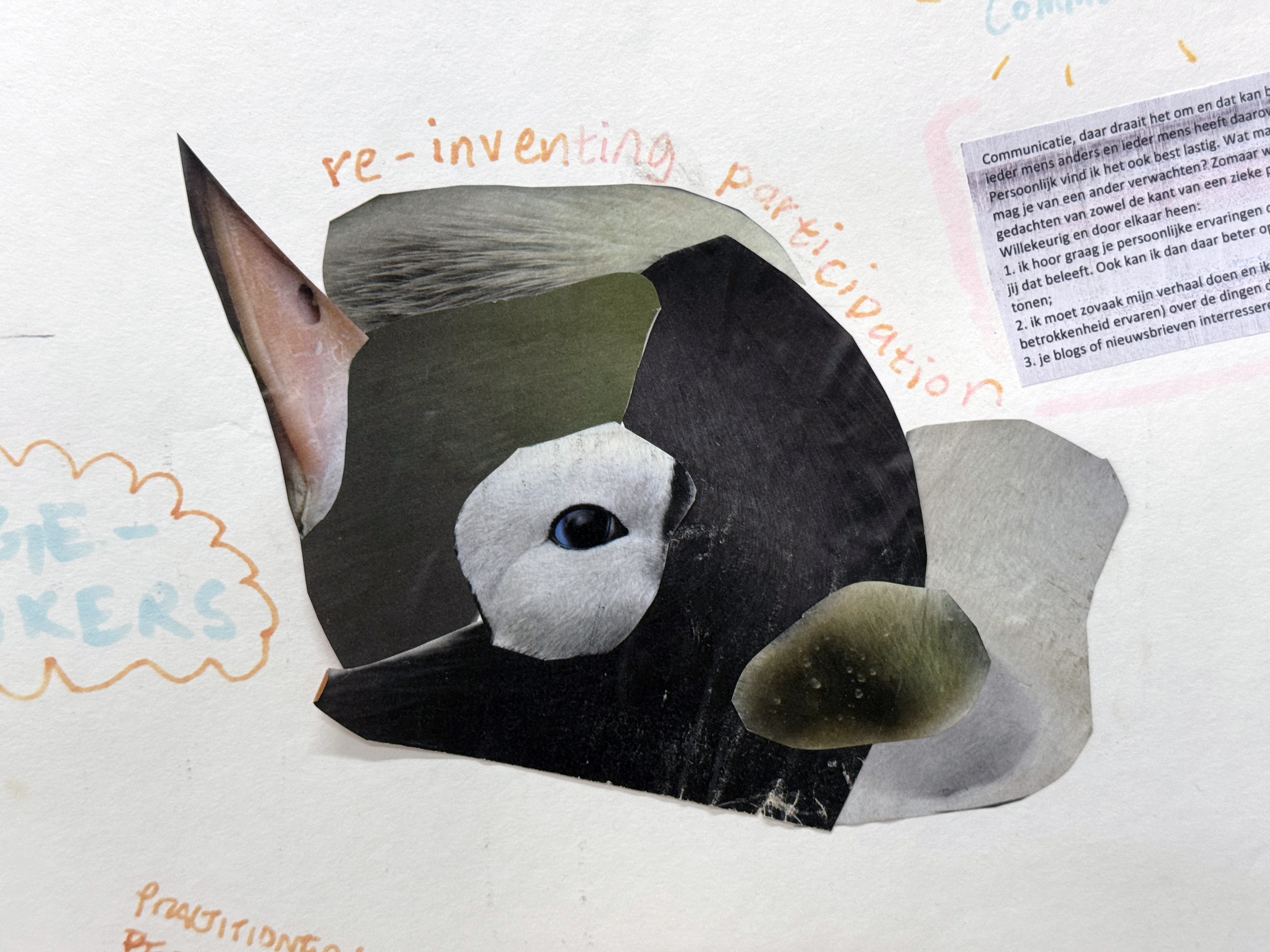 Reinventing Participation - Collage door collectief Ziekte ⇔ Werk, 2026
